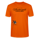 NACHTIGALL ICK HÖR DIR TRAPSEN-Unisex T-Shirt BIO - Tieforange