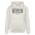 Berliner Spruch-ICK WUNDER MIR-Unisex Bio-Hoodie - Beige meliert
