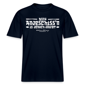 Berliner Spuch-Berliner Lob-NICH ANJESCHISSN-RELAXED FIT Unisex Organic T-Shirt - Navy