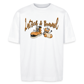 LATSCH UND BOMMEL - Unisex Oversize Bio-T-Shirt - Weiß