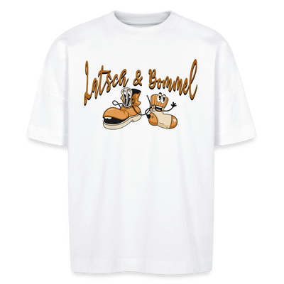 LATSCH UND BOMMEL - Unisex Oversize Bio-T-Shirt - Weiß