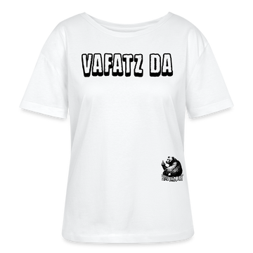 VAFATZ DA-Rundhals Frauen Bio-T-Shirt - Weiß