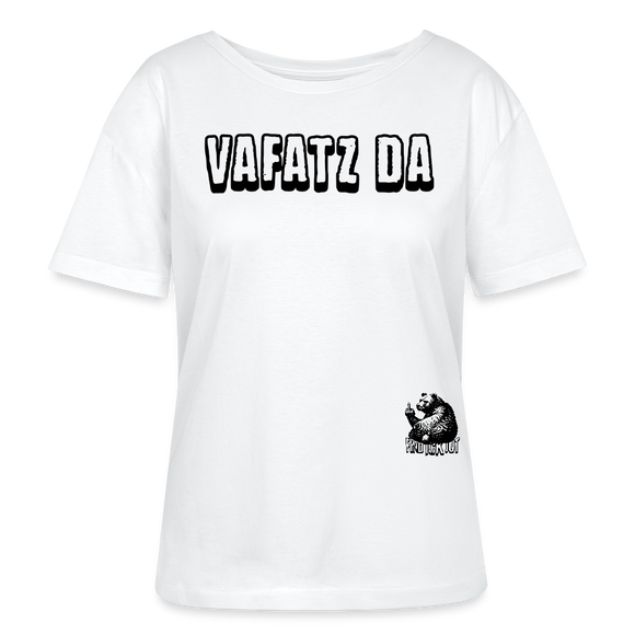 VAFATZ DA-Rundhals Frauen Bio-T-Shirt - Weiß