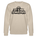 Berliner Bär-Souvenir-DIT IS MIR SCHNURZPIEPE-Unisex Bio-Sweatshirt - Beige