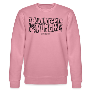 Berliner Spruch-ICK WUNDER MIR-Unisex Bio-Sweatshirt - Lila Traum