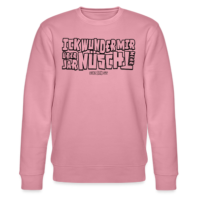 Berliner Spruch-ICK WUNDER MIR-Unisex Bio-Sweatshirt - Lila Traum