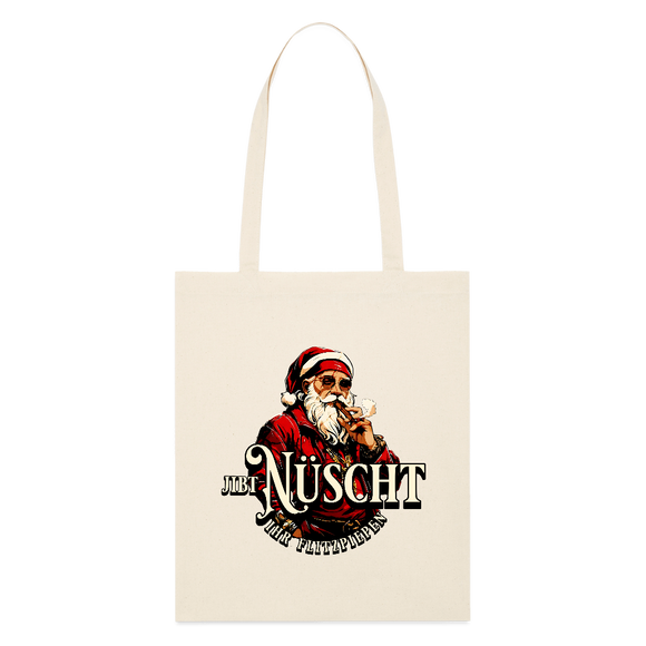 JIBT NÜSCHT IHR FLITZPIEPEN - Bio-Stoffbeutel - Weißgrau