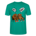 Berliner Bär Shirt mit Berliner Schnauze-WATN?NÜSCHT!-Unisex T-Shirt - Blaugrün