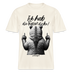 Ick hab die Faxen dicke!-Relaxed Fit Unisex Bio-T-Shirt - Naturweiß 