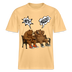 Berliner Bär mit berliner Schnauze-WATN?NÜSCHT- RELAXED FIT Unisex Organic T-Shirt - Hellgelb