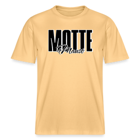 MOTTE UND MAUSI-Relaxed Fit Unisex Bio-T-Shirt - Hellgelb