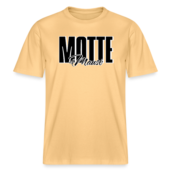 MOTTE UND MAUSI-Relaxed Fit Unisex Bio-T-Shirt - Hellgelb