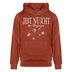 JIBT NÜSCHT - Unisex Bio-Hoodie - Terrakotta