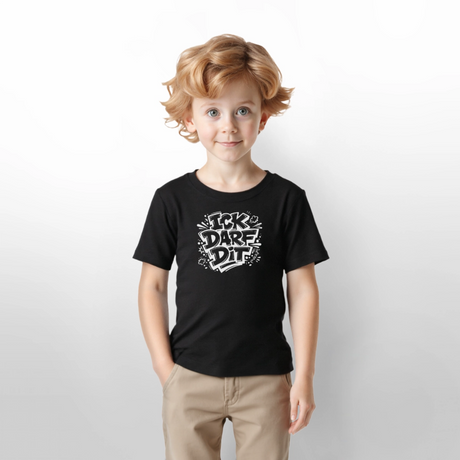 ICK DARF DIT-Kinder T-Shirt für Berliner Gören - Schwarz