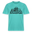 Berliner Bär-DIT IS MIR SCHNURZPIEPE-RELAXED FIT Unisex bio T-Shirt - Poolblau
