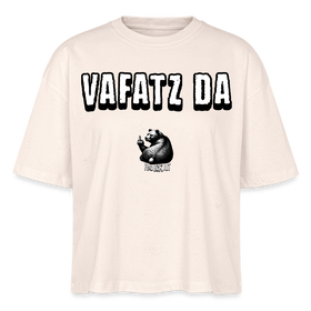 VAFATZ DA-Frauen Boxy Bio-T-Shirt - Naturweiß