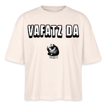 VAFATZ DA-Frauen Boxy Bio-T-Shirt - Naturweiß