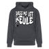 PASS MA UFF KEULE-Unisex Bio-Hoodie II - Indigoblau