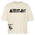 ALLET JUT-Frauen Boxy Bio-T-Shirt - Weißgrau