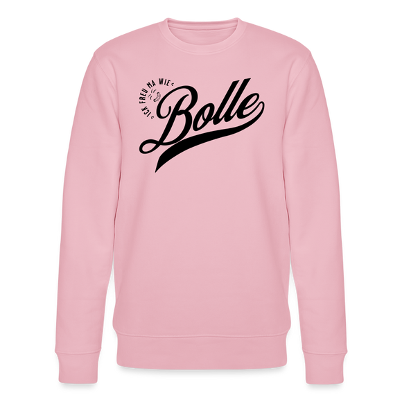 ICK FREU MA WIE BOLLE-Unisex Bio-Sweatshirt - Hellrosa