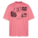 Berlin Souvenir mit Spruch-NEESE-Oversized Unisex Bio T-Shirt - Pink 