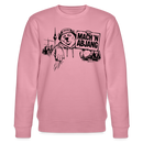 Berliner Schnauze "MACH 'N ABJANG - Unisex Bio-Sweatshirt - Lila Traum