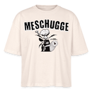 MESCHUGGE - Frauen Boxy Bio-T-Shirt - Naturweiß