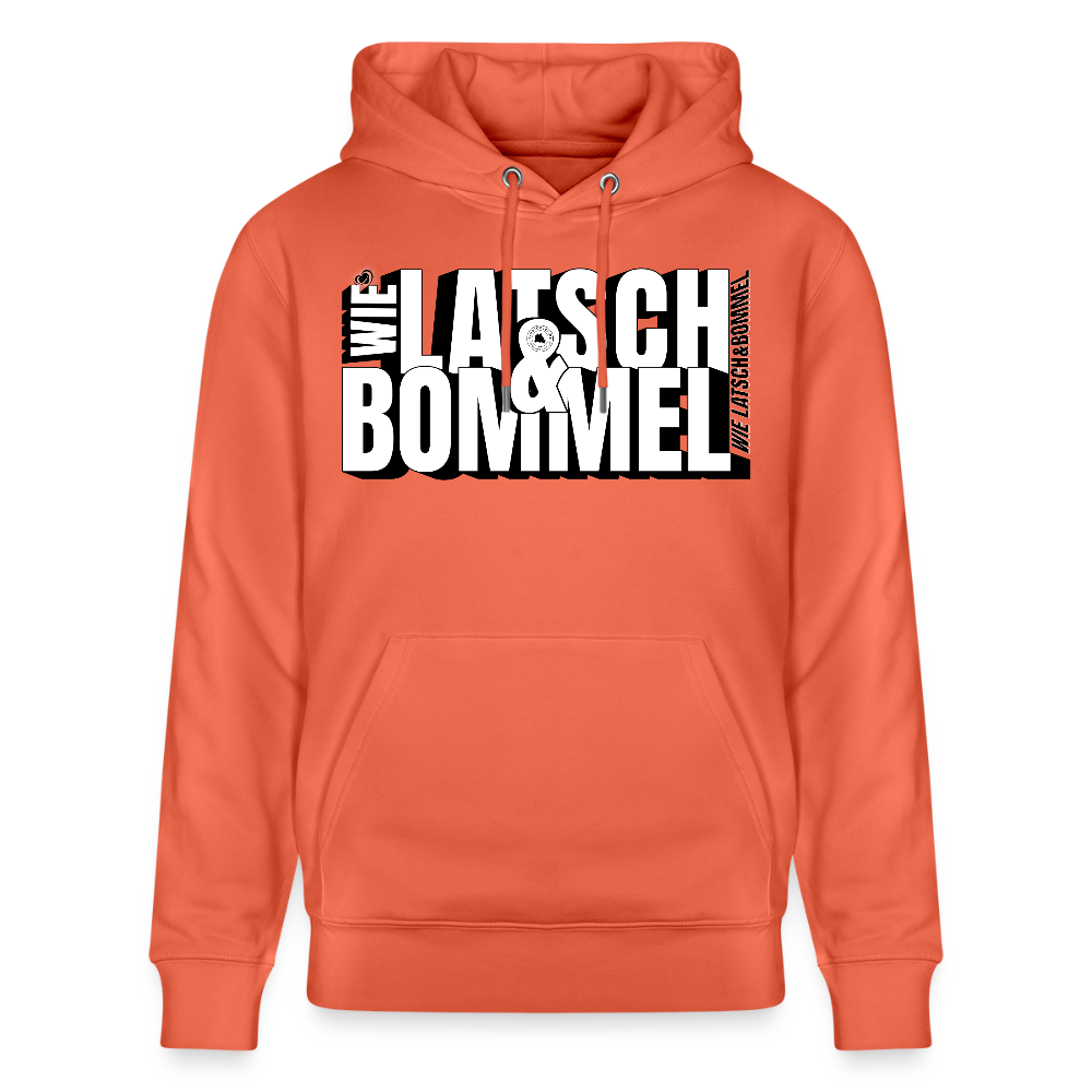 WIE LATSCH UND BOMMEL - Unisex Bio-Hoodie - Hellrot