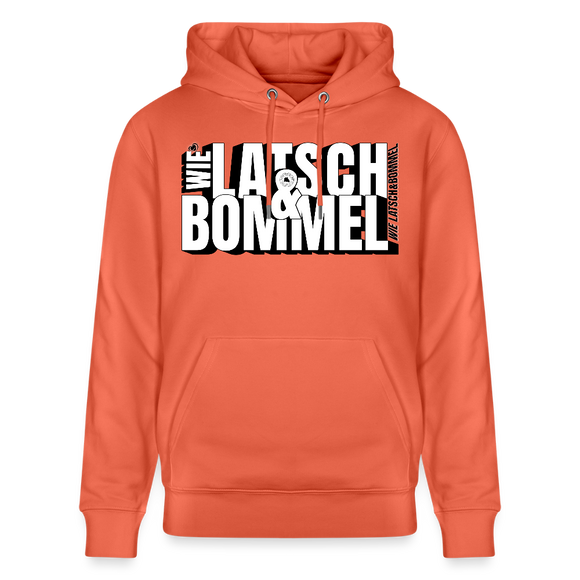 WIE LATSCH UND BOMMEL - Unisex Bio-Hoodie - Hellrot