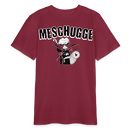 MESCHUGGE - Bio Teenager T-Shirt - Burgunderrot