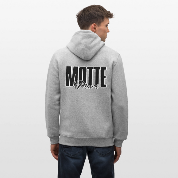 MOTTE UND MAUSI-Unisex Bio-Hoodie - Grau meliert