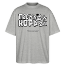 MACH N KOPP ZU-Oversized Unisex Bio T-Shirt II - Grau meliert