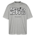 MACH N KOPP ZU-Oversized Unisex Bio T-Shirt II - Grau meliert