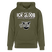 ICK GLOOB MEEN SCHWEIN PFEIFT!-Unisex Bio-Hoodie II - Khaki Grün