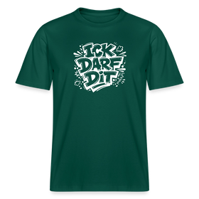 Berlin Shirt-ICK DARF DIT- RELAXED FIT Unisex Bio T-Shirt mit Berliner Spruch - Forest