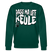 PASS MA UFF KEULE-Unisex Bio-Sweatshirt II - Forest