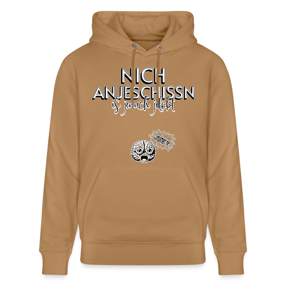 BERLINER EFFIZIENZ-'Dit Lob'-Unisex Bio-Hoodie - Karamell 