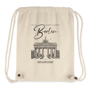 BERLIN-recycelter Beutel - Naturweiß