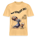 WAT KIEKSTN SO? - Relaxed Fit Unisex Bio-T-Shirt - Hellgelb