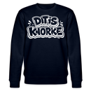 DIT IS KNORKE-Unisex Bio-Sweatshirt mit echt Berliner Schnauze - Navy