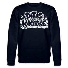 DIT IS KNORKE-Unisex Bio-Sweatshirt mit echt Berliner Schnauze - Navy