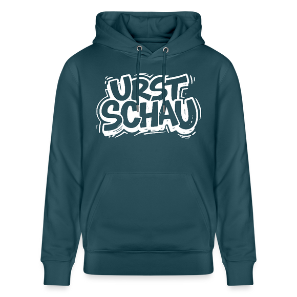 Ostalie-Unisex Bio-Hoodie-URST SCHAU - Dunkles Petrol