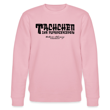 Berliner Begrüssung-TACHCHEN IHR FLITZPIEPEN-Unisex Bio-Sweatshirt - Hellrosa