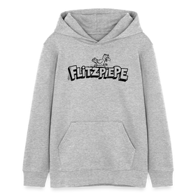 FLITZPIEPE-Teenager Bio-Hoodie - Grau meliert
