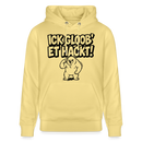 Berliner Spruch-ICK GLOOB ET HACKT!-Unisex Bio-Hoodie - Gelb Viva 