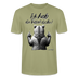 Ick hab die Faxen dicke!-Unisex T-Shirt Bio - Nebelgrün