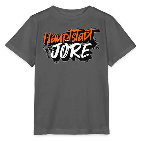 HAUPTSTADTJÖRE- BIO Kinder T-Shirt - Anthrazit