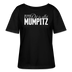 MUMPITZ-Rundhals Frauen Bio-T-Shirt mit Berliner Schnauze - Schwarz