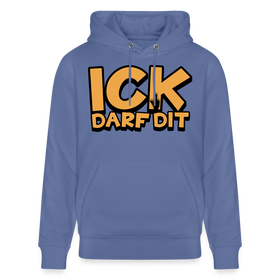 ICK DARF DIT - Bio-Hoodie - Blau