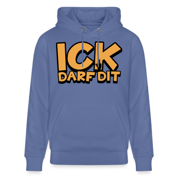 ICK DARF DIT - Bio-Hoodie - Blau